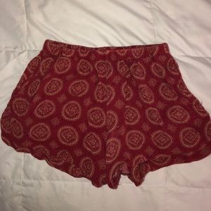 Brandy Melville Red Shorts